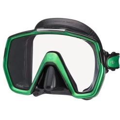 Masque FREEDOM HD TUSA 14 Masque FREEDOM HD TUSA -Plongée Équipement Magasin freedomhdqbeg noir vert 1