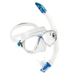 Pack Masque MAREA VIP CRESSI -Plongée Équipement Magasin marea vip bleu 2
