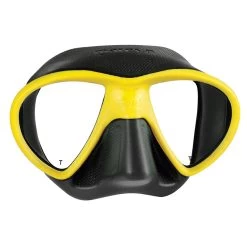 Masque X-FREE MARES Color -Plongée Équipement Magasin masque x free jaune 1 1