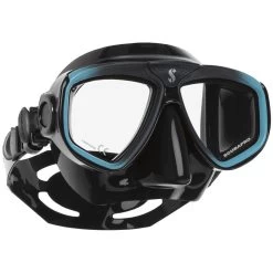 Masque ZOOM EVO SCUBAPRO -Plongée Équipement Magasin masque zoom evo noir turquoise 2