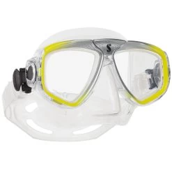 Masque ZOOM EVO SCUBAPRO -Plongée Équipement Magasin masque zoom evo transparent jaune 2