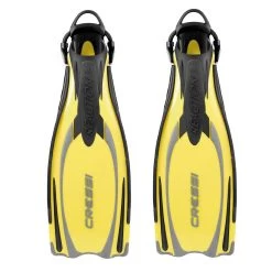 Palmes REACTION EBS CRESSI -Plongée Équipement Magasin palmes reaction ebs jaune 2