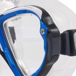 Masque REVEAL ULTRAFIT AQUALUNG + Verres POSITIFS -Plongée Équipement Magasin reveal uf bleu blanc 3 2