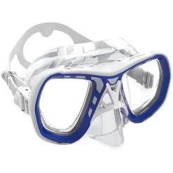 Masque SPYDER MARES 7 Masque SPYDER MARES -Plongée Équipement Magasin spyder blanc bleu 2