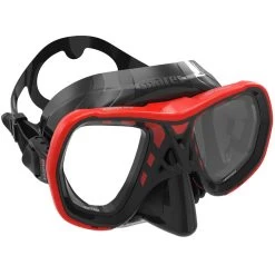 Masque SPYDER MARES 8 Masque SPYDER MARES -Plongée Équipement Magasin spyder rouge noir 2