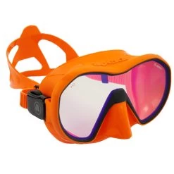 Masque VX1 APEKS AMBERT UV CUT -Plongée Équipement Magasin vx1 amber uv cut orange 1