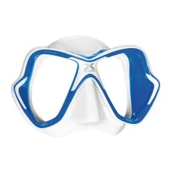 Masque X-VISION ULTRA LIQUID SKIN MARES -Plongée Équipement Magasin x vision ultra ls blanc bleu 2