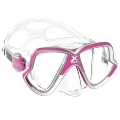 Masque X-VISION MID MARES 2.0 -Plongée Équipement Magasin xvision mid 2 rose 1